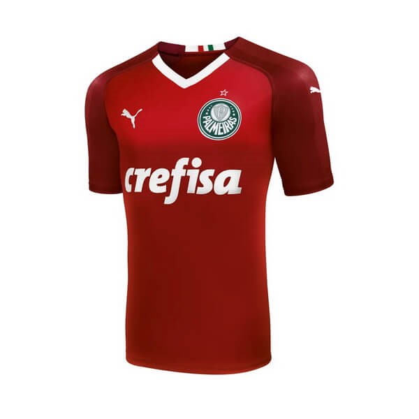 Tailandia Camiseta Palmeiras 3ª Kit Portero 2019 2020 Rojo